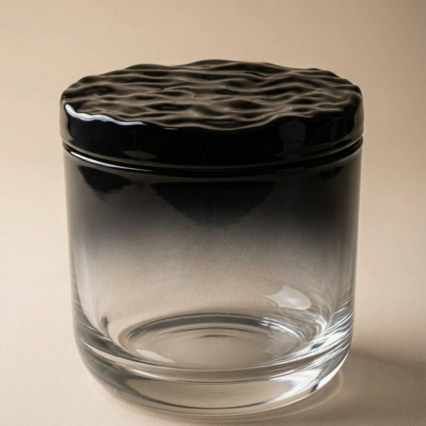 copo cristal para velas branco