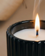 copo granada para velas preto