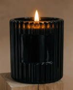 copo granada para velas preto
