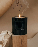 copo granada para velas preto