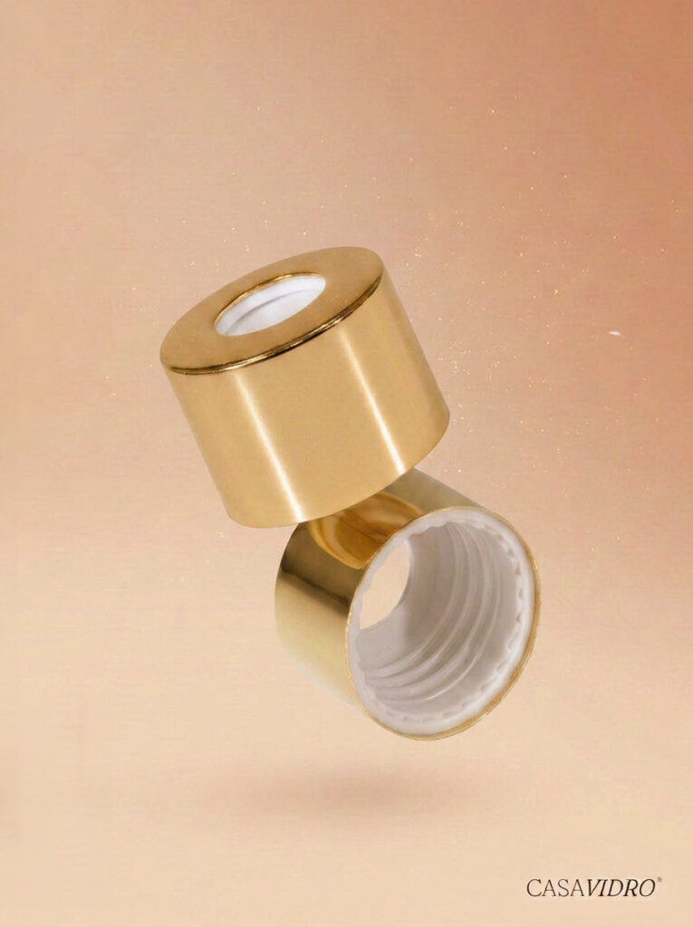 tampa difusor Dourada.