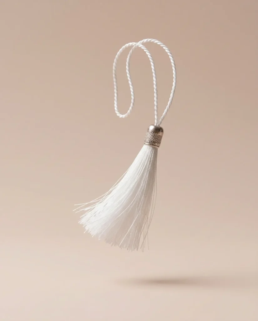 kit 5 tassels decorativos fendi com detalhe dourado