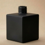 frasco cubo 250ml preto fosco rosca 28