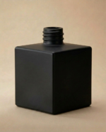 frasco cubo 250ml preto fosco rosca 28