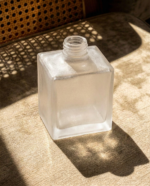 frasco cubo 250ml fosco natural rosca 28